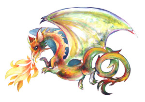 Drache für die Kinderbibliothek Kempen